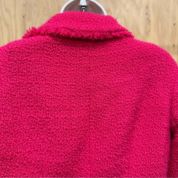 Boden women’s pink tweed blazer jacket wool size 10 Barbie core career - Picture 4 of 9